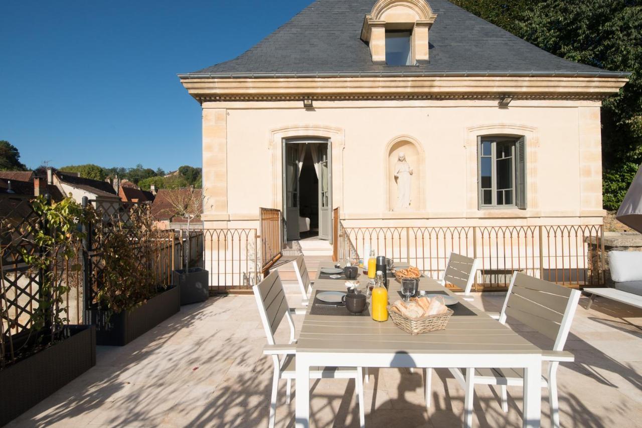 La Belle Terrasse Avec Climatisation Et Parking Prive Apartamento Sarlat-la-Canéda Exterior foto